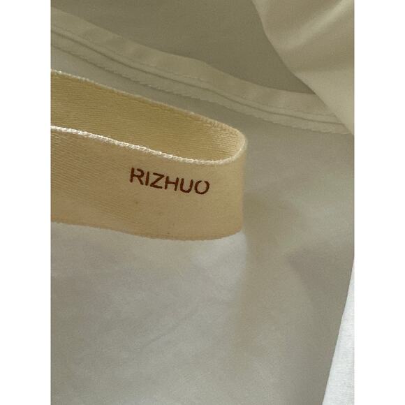 NWT RIZHUO Wrap Shirt Dress XL Minimalist Lagenlook Asian Designer City Chic - Picture 11 of 16